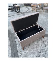 Sansandıklı ve pistonlu puf 80cm x 40cm