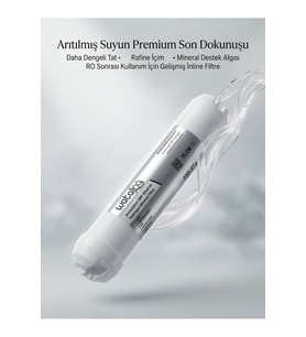 Antioksidan ORP Alkaline Hydrogen Mineral Filtre RO Sonrası Son Aşama Inline Filtre