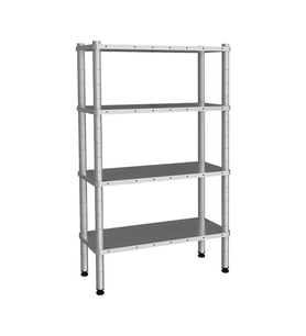Empero EMP.D.3.6191-18-4 4 Katlı Düz Raflar 61x91x180 cm INOX 304