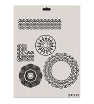 Dantel Seri Dn-917 Stencil 35X25 Cm