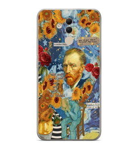 Huawei Mate 20 Lite Uyumlu Baskılı Yumuşak Silikon Şeffaf Telefon Kılıfı