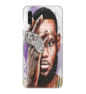 Samsung Galaxy A50 - A30S - A50S Uyumlu Lebron James Tasarımlı Şeffaf Telefon Kılıfı