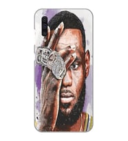 Samsung Galaxy A50 - A30S - A50S Uyumlu Lebron James Tasarımlı Şeffaf Telefon Kılıfı