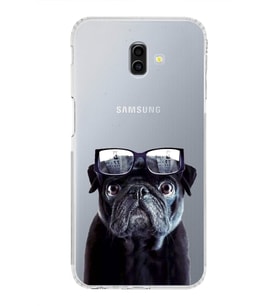 PrintiFy Samsung Galaxy J6 Plus 2018 ile Uyumlu 1mm Slim Fit Köpek 3 050f Baskılı Şeffaf  Kılıf
