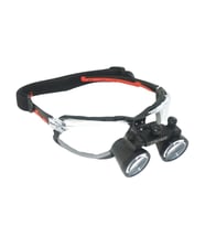 HiperLupa ST245 Doktor Gözlük Apex Kırmızı Çerçeve 2-5X Siyah Loupe