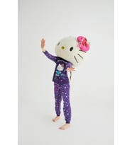 Kız Çocuk Kız Uzun Kol %100 Pamuklu Pijama Takımı (Çok Renkli)