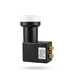 Atlanta Ultra+ Twin Çiftli Çift Çıkışlı 4K Full HD LNB (Gold Konnektör/2 Uydu Alıcıda Kullanım)