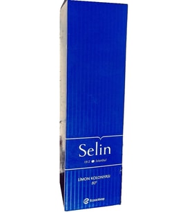 Selin Kolonya Cam Şişe 180 ml. Limon