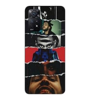 Redmi Note 12 Pro 4G Uyumlu The Weeknd Tasarımlı Şeffaf Telefon Kılıfı