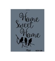 Rich New Seri N-429 Stencil 35x25 cm