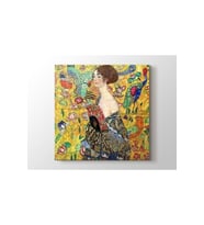 DBSanatevi Gustav Klimt - Lady With Fan Tablo 50 X 70 Cm