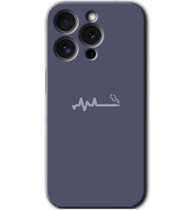 İphone 15 Pro Max Kılıf HD Desen Baskılı Kılıf - Sigara Zararlıdır