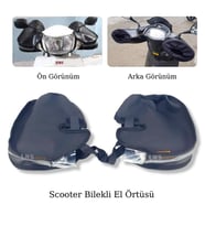 LNS MOTOSİKLET SCOOTER EL RÜZGARLIĞI BÜZGÜLÜ MODEL KALIN 