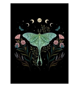 Luna ve Forester Tablo Ahşap Poster Dekoratif
