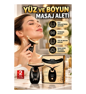 Titreşimli Yüz ve Boyun Bakım Cihazı – Cilt Sıkılaştırma ve Bakım Destekli
