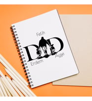En İyi Baba Tasarımlı Defter Kişiye Özel