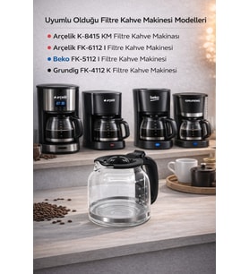 Fk 4112 K Kahve Makinesi Cam Demlik Sürahi 9193024679