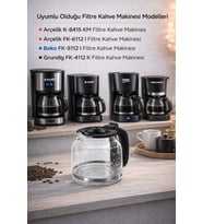 Fk 4112 K Kahve Makinesi Cam Demlik Sürahi 9193024679