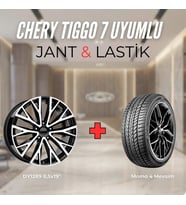 Chery Tiggo7 Uyumlu Momo225/55R19 Dört Mevsim Lastiği 4 adet Yılı:2025+DY1289 BD 19"Jant 4 Adet