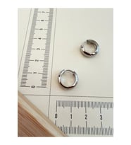 316 L Cerrahi Çelik 5mm*12mm Bombeli Çelik Halka Küpe Gümüş