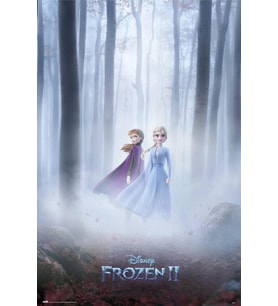 Erik Disney Poster - Frozen Poster Sisters - Sanatsal Baskı - Dekorasyon Oturma Odası veya Yatak Odası Dekorasyonu - Dekorasyon Odası - Boyut: 61 x 91 - Resmi Lisans - Disney Taraftar Ürünü