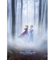 Erik Disney Poster - Frozen Poster Sisters - Sanatsal Baskı - Dekorasyon Oturma Odası veya Yatak Odası Dekorasyonu - Dekorasyon Odası - Boyut: 61 x 91 - Resmi Lisans - Disney Taraftar Ürünü