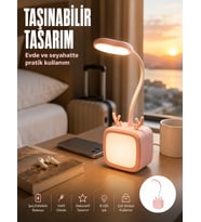 Modern Tasarımlı Şarj Edilebilir Led Gece Lambası