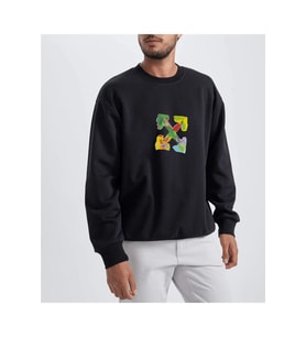 Unisex Oversize Four Sweatshirt