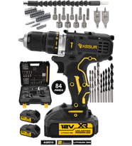 12V Çift Akülü Vidalama ve Metal Şanzımanlı Şarjlı Matkap