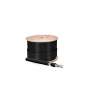River World IP Kamera Kablosu 500 Metre 23 AWG CAT6 Siyah Outdoor