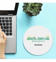 Elektrik ve Elektronik Mühendisleri İçin Yuvarlak Mousepad
