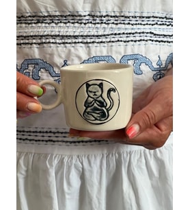 Yogacı Kedi Figürlü Mug Kupa (Karışık)