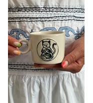 Yogacı Kedi Figürlü Mug Kupa (Karışık)