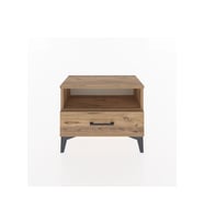 Arges Komodin Tek Raflı Tek Çekmeceli 60x30x48 Çam-Çam