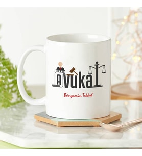 Avukatınıza Özel Hediye Kupa Bardak
