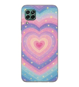 Huawei P40 Lite Uyumlu Baskılı Yumuşak Silikon Şeffaf Telefon Kılıfı