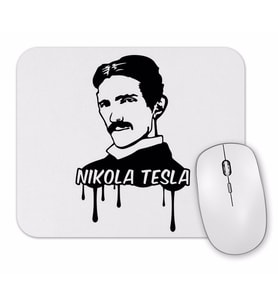 Nikola  Tesla Electric Eyes Mouse Pad