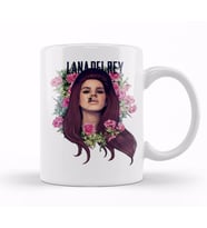 Lana Del Rey Flower Of Lana Kupa Bardak Porselen