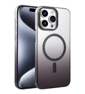 Newface Apple iPhone 14 Pro Max Glossy Magsafe Kapak - Siyah