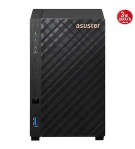 ASUSTOR AS1102TL REALTEK RTD1619B QC-1GB RAM-2-diskli Nas Sunucu (Disksiz)