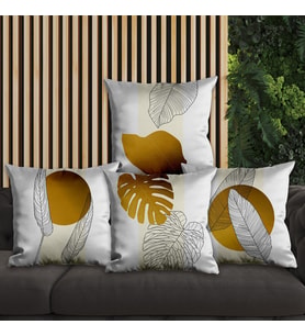 eJOYA Çiçek Tasarımlı 4'lü Yastık İçi Ve Kırlent Kılıfı 45cm 113775