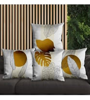 eJOYA Çiçek Tasarımlı 4'lü Yastık İçi Ve Kırlent Kılıfı 45cm 113775