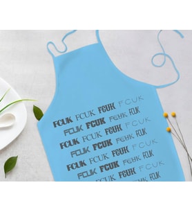 BK Gift Fcuk Tasarımlı Mavi Mutfak Önlüğü Aşçı Hediyesi, Arkadaşa Hediye-6