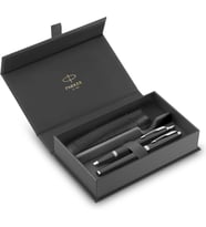 Parker Im Lake Siyah Ct Dk+Tk Kalem Kılıflı Duo Set
