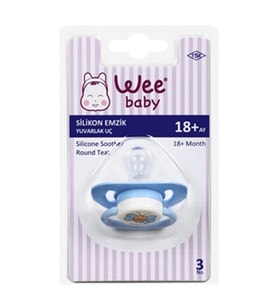 Wee Baby Yuvarlak Uçlu Emzik 18+ Ay No 3 -831