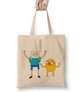 Finn And Jake Snowfall Celebration Bez Çanta Uzun Saplı