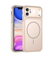 Apple iPhone 11 Kılıf Zore M-Safe Şarj Özellikli Kamera Korumalı Formen Kapak