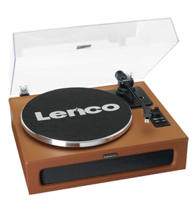 Lenco LS-430BN Kahvrengi Dahili Hoparlörlü Bluetooth Pikap