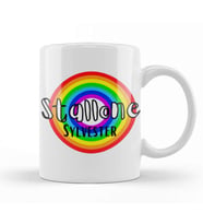 Sylvester Stallone  Retro Rainbow Style Kupa Bardak Porselen