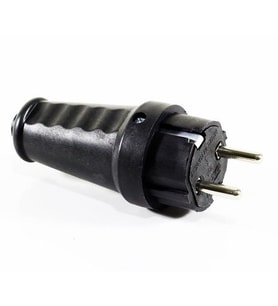 KAUÇUK ERKEK FİŞ MONOFAZE 220 V